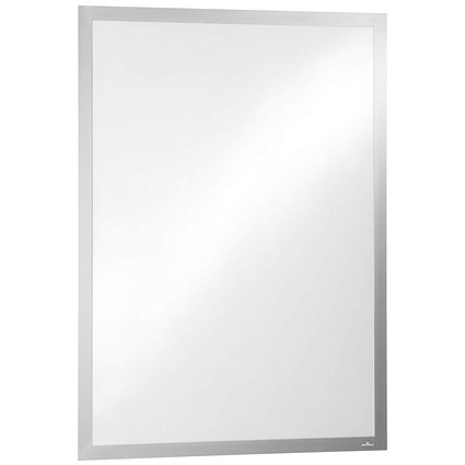 Durable Duraframe Poster Magnetic Signage Frame A1 Silver