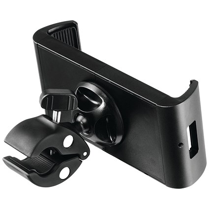 Durable Tablet Holder Clamp XL Black