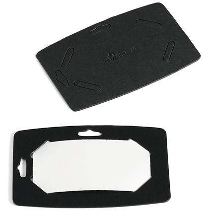 Durable Recycled Paper Name Badges with Inserts 40x75mm (Pack of 20) 827201