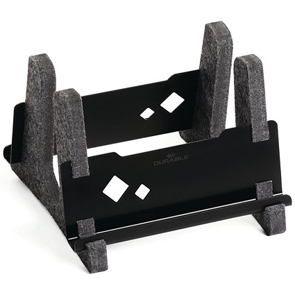 Durable Recycled Felt Vertical Laptop Stand 3-in-1 Holder