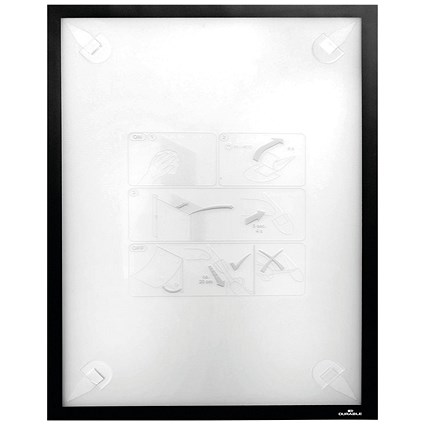 Durable Duraframe Wallpaper Info Frame, A3, Black