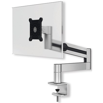 Durable Monitor Mount PRO for 1 Screen Up to 27 Inch with Desk Clamp Attachment
