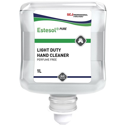 Deb Estesol Lotion Pure Hand Wash Cartridge, 1 Litre