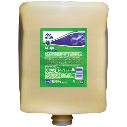 Deb Solopol GFX Power Foam Hand Wash Cartridge, 3.25 Litres