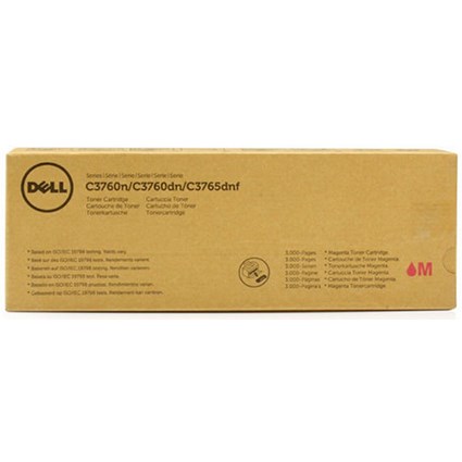 Dell C3760/C3765 Magenta Laser Toner Cartridge