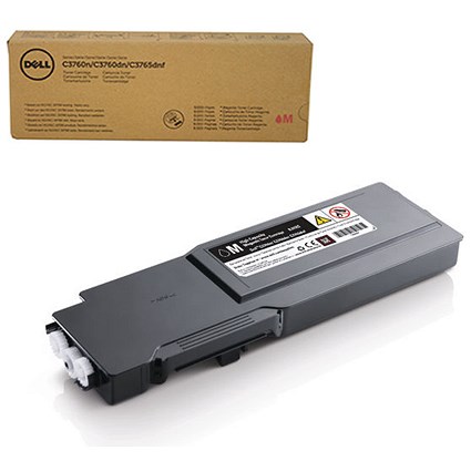 Dell C3760/C3765 Magenta High Yield Laser Toner Cartridge