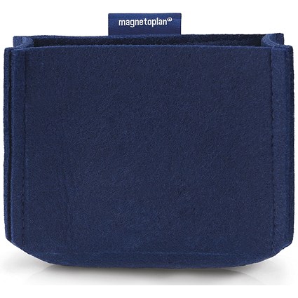 Magnetoplan MagnetoTray Felt Pen Holder, Medium, Blue