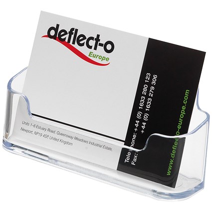 Deflecto Business Card Holder (Max Card Width: 95mm) 70101