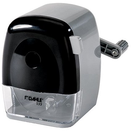 Dahle Desktop Pencil Sharpener with Clamp Grey/Black