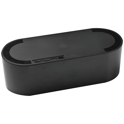 D-Line Cable Tidy Unit, Large, Black D-Line Cable Tidy Unit, Large, Black