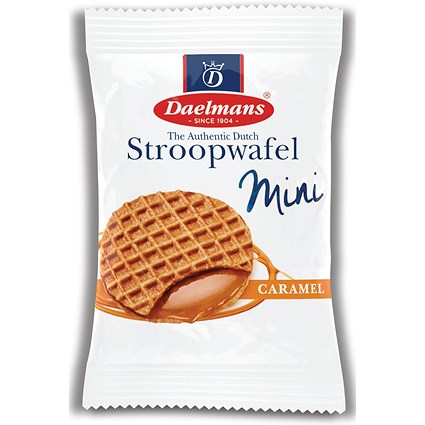 Daelmans Mini Caramel Stroopwafels, Pack of 200