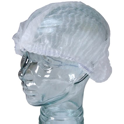 Beeswift Disposable Mob Cap, White, Box of 1000 Beeswift Disposable Mob Cap, White, Box of 1000