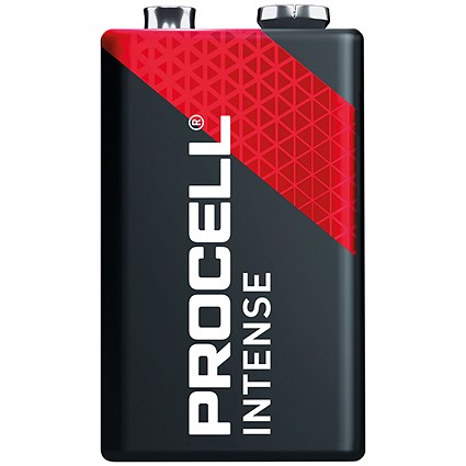 Duracell Procell Intense 9V Batteries, Pack of 10