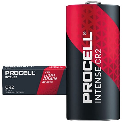 Procell Intense High Power Lithium CR2 3V Battery (Pack of 10)