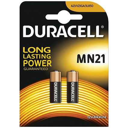 Duracell MN21 Alkaline Batteries, Pack of 2