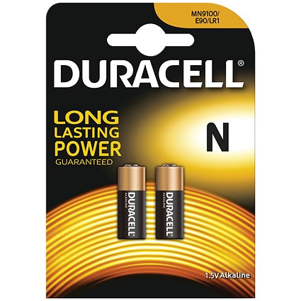 Duracell MN9100N Alkaline Battery for Camera Calculator or Pager, 1.5V, Pack of 2
