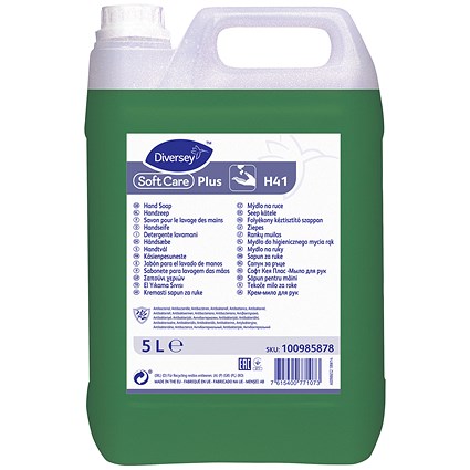 Diversey H41 Soft Care Plus Hand Wash, 5 Litres, Pack of 2