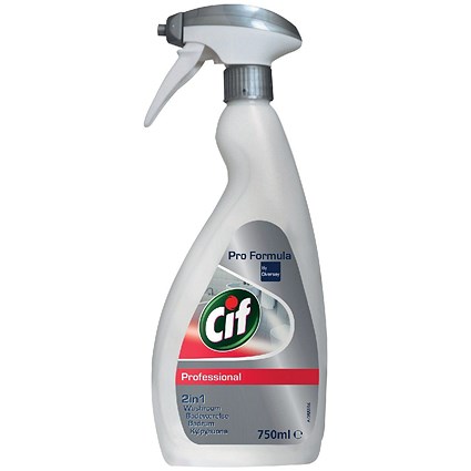 Cif Professional 2 in 1 Washroom Cleaner - 750ml