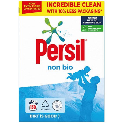 Persil Non-Biological Washing Powder, 130 Washes, 6.5kg