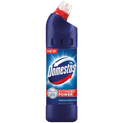 Domestos Original Thick Bleach, 750ml, Pack of 9