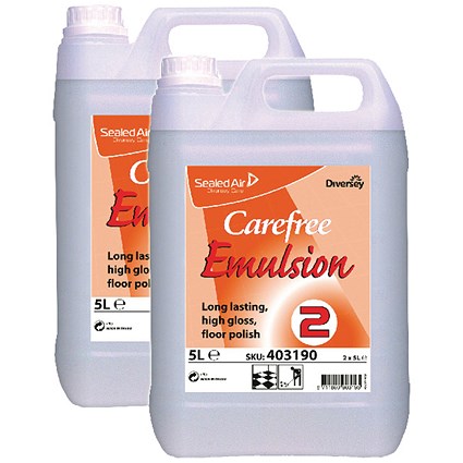 Carefree Floor Emulsion 5 Litre (Pack of 2)