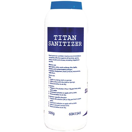 Diversey Titan Sanitiser Detergent Powder, 500g