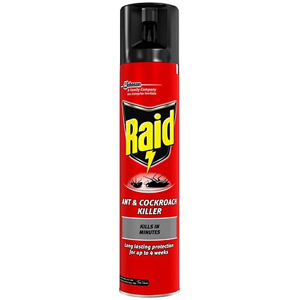 Raid Ant & Cockroach Insecticide Aerosol - 300ml