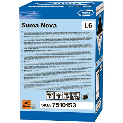 Diversey Suma Nova L6 Diswasher Detergent, 10 Litres