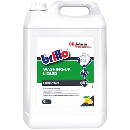 Brillo Concentrated Washing Up Liquid - 5 Litre