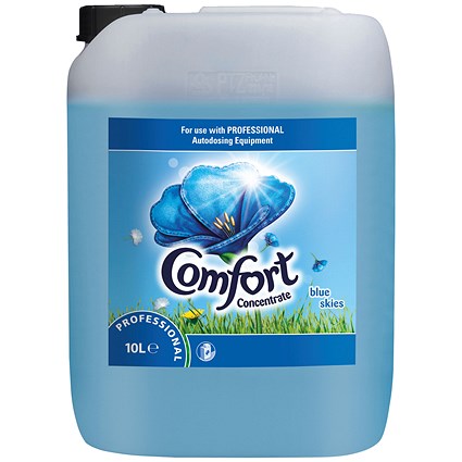 Comfort Concentrate Blue Skies Fabric Conditioner for Auto Dose Machines, 10 Litres