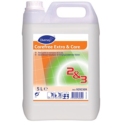 Diversey Extra and Care Floor Maintainer, 5 Litres, Pack of 2