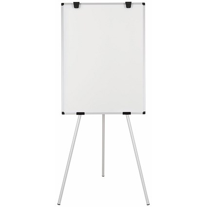Bi-Office Earth Kyoto Tripod Magnetic Easel, 700x1000mm, Silver