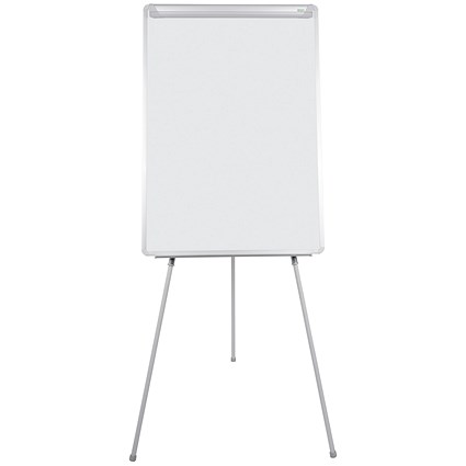 Bi-Office Earth Non-Magnetic Tripod Easel, 700x1000mm, Silver
