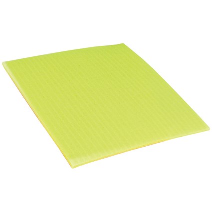 Ecotech Sponge Cloths 200x180mm Yellow (Pack of 10) SC100