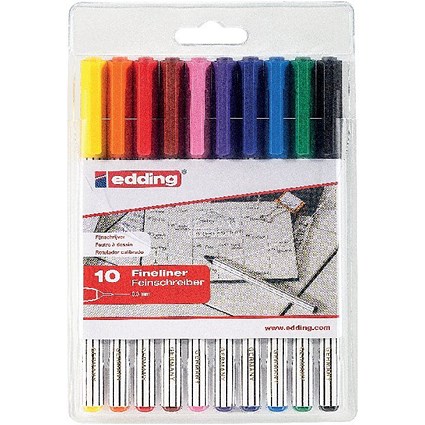 Edding 89 Office Liner Assorted (Pack of 10)