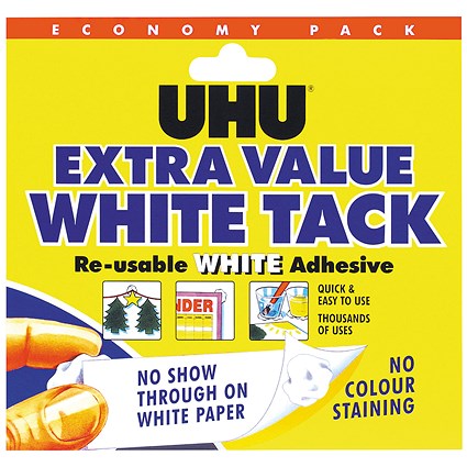 UHU White Tack 100g (Pack of 6)