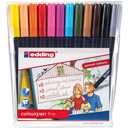 Edding Colour Pen Fine (Pack of 12)