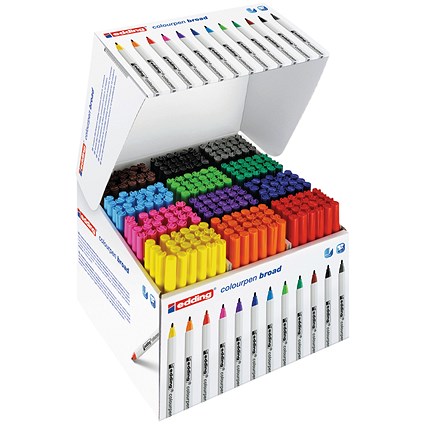 Edding Colourpen Broad Assorted (Pack of 288)