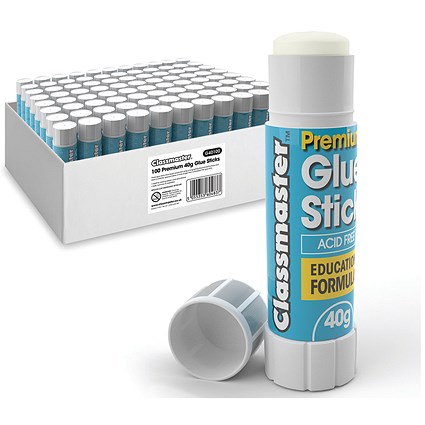 Classmaster 40g Gluestick, Pack of 100 Classmaster 40g Gluestick, Pack of 100