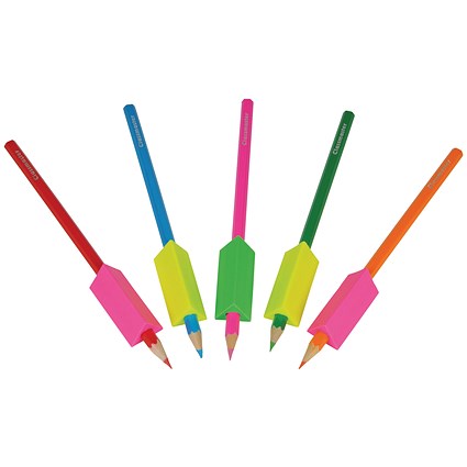 Classmaster Pencil Grips, Assorted, Pack of 10