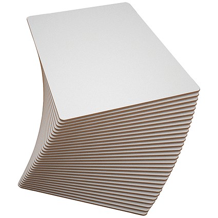 Show-me Rigid Whiteboard A4 Plain (30 Pack)