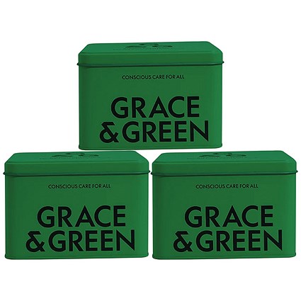 Grace and Green Display Tin Forest Green (Pack of 3)
