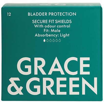 Grace and Green Bladder Shield Light Pack of 12