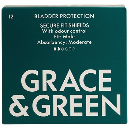 Grace and Green Bladder Support Shields M Pack of 12