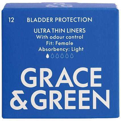 Grace and Green Bladder Liner Light Pack of 12