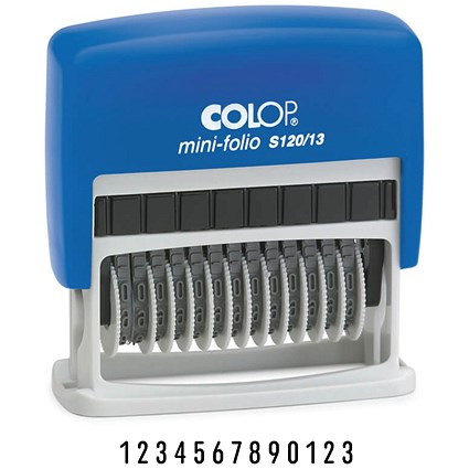 Colop S120/13 Wheel Numberer 4mm Self Inking Stamp Colop S120/13 Wheel Numberer 4mm Self Inking Stamp