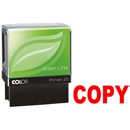 Colop Green Line Word Stamp, COPY, Red Colop Green Line Word Stamp, COPY, Red
