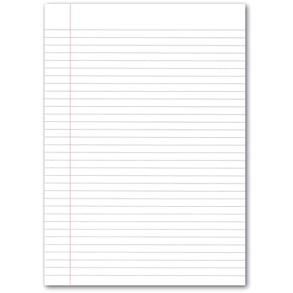 Everyday A4 Loose Leaf Ruled with Margin Paper, 75gsm, Pack of 2500