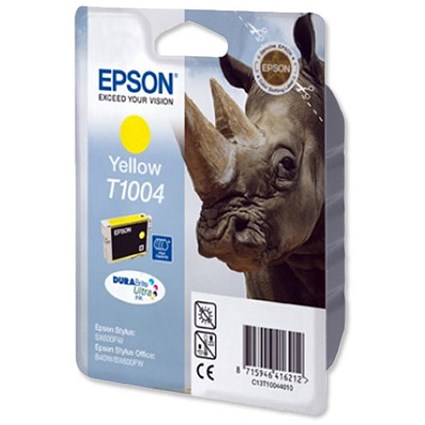 Epson T1004 Yellow DURABrite Ultra Inkjet Cartridge