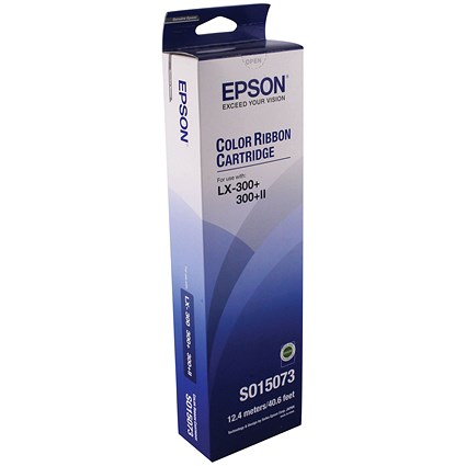 Epson SIDM Colour Ribbon Cartridge for LX-300/300+II (C13S015073) Epson SIDM Colour Ribbon Cartridge for LX-300/300+II (C13S015073)